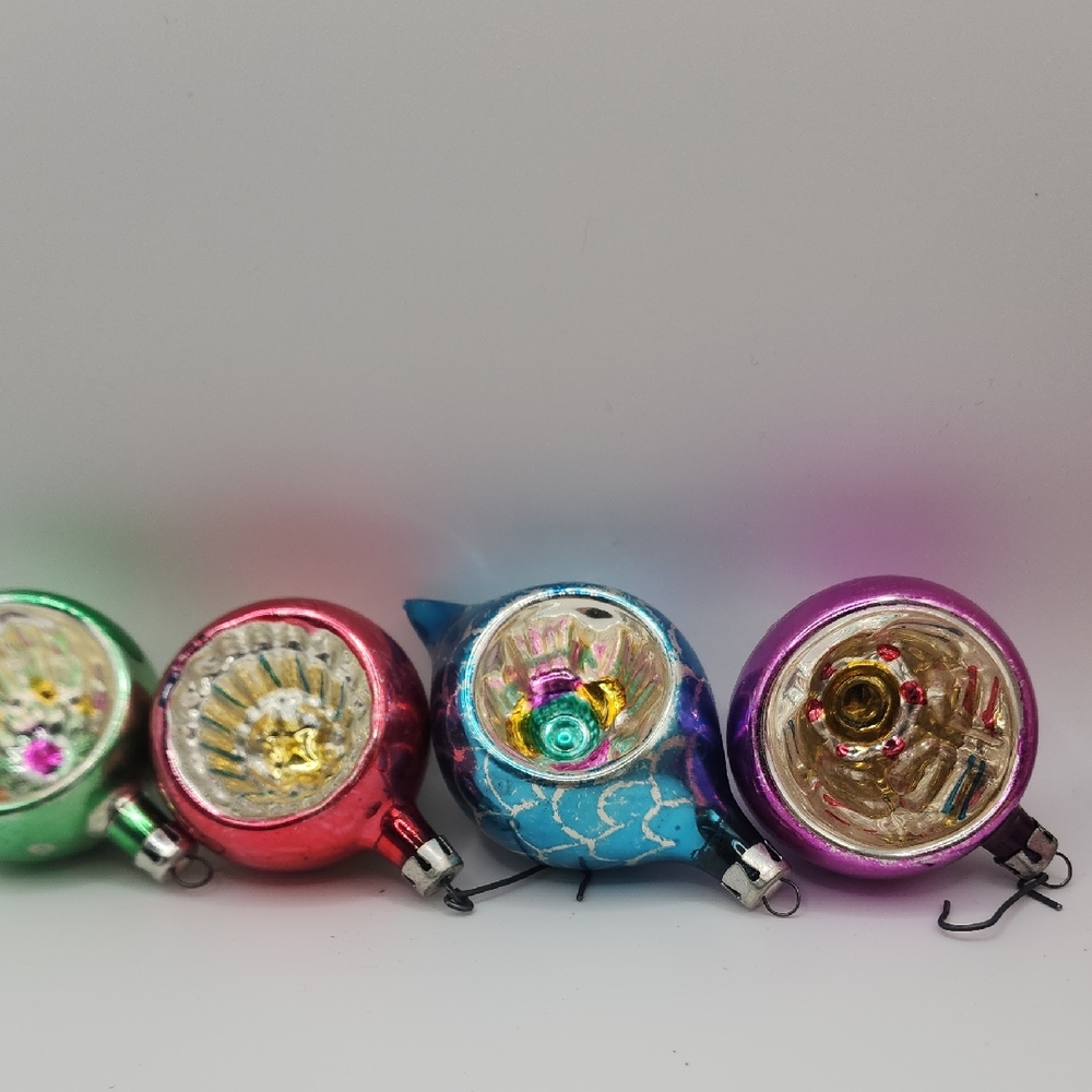 Vintage Shiny Brite Christmas Ornaments.